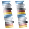 56pc Assorted Jigsaw Blades Set for Metal Wood Plastic T