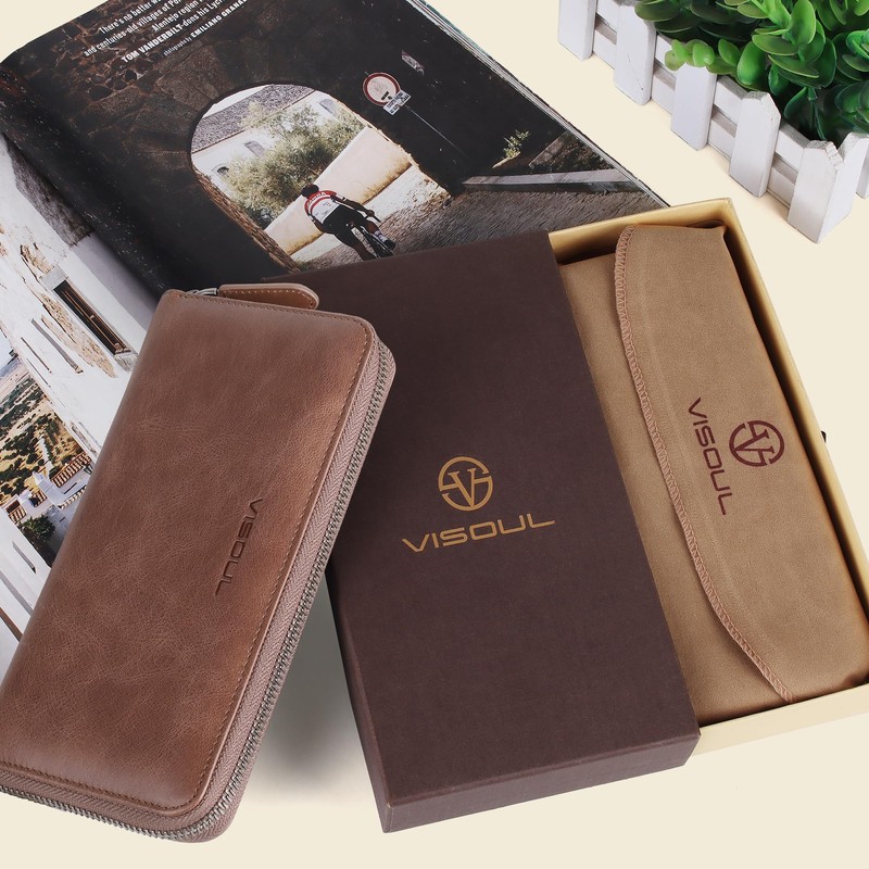 VISOUL Wallet, duck brown