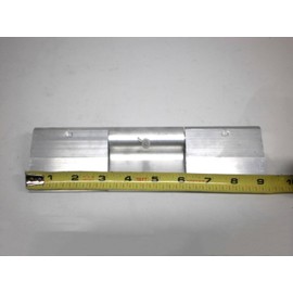 9 Inch Heavy Duty Aluminum Weld on Hinge Greaseable Ramp Gate Weld on Hinge for Trailer and Truck Universal, 9" L x 1.25" W