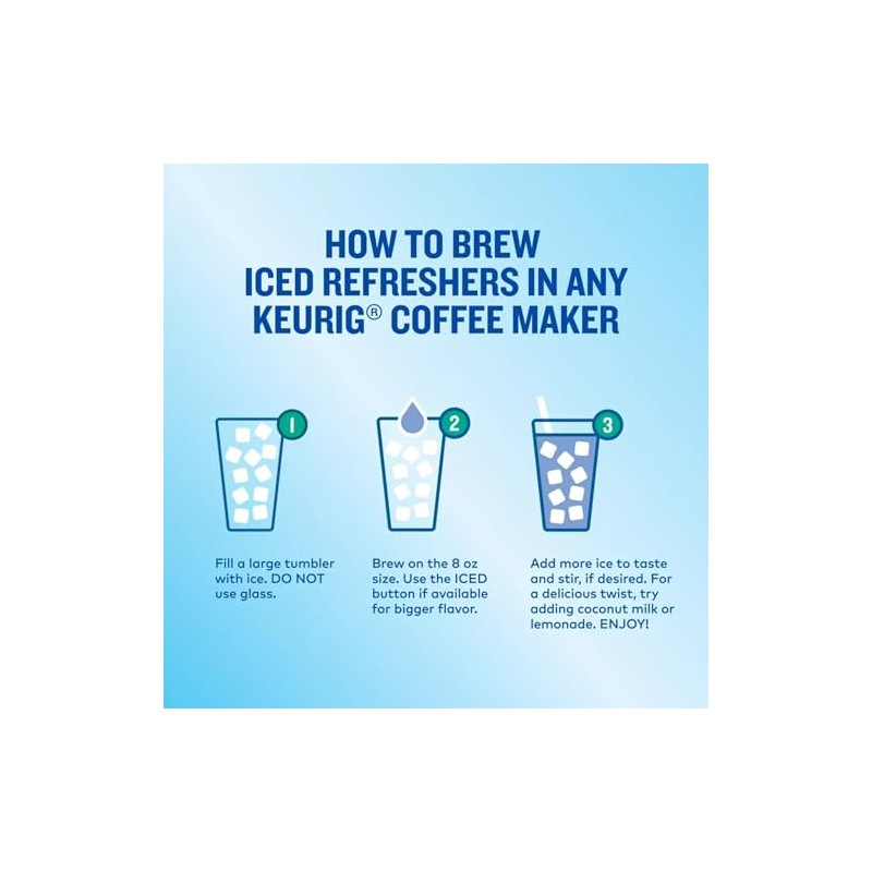The Original Donut Shop Coffee Iced Refreshers Berry Chill, Sabor