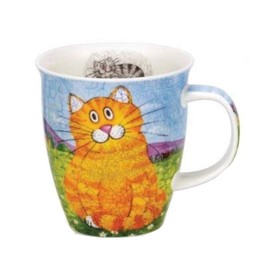 Dunoon Mugs Nevis Happy Cats (Ginger)