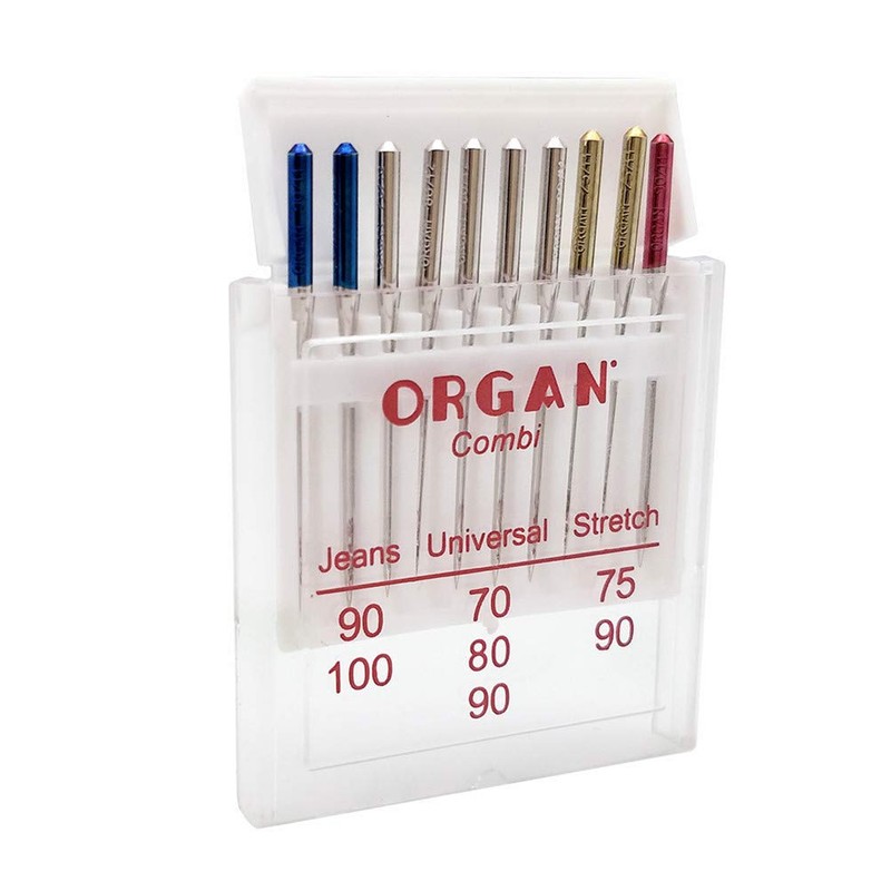 YEQIN 10pcs Organ Needles, Domestic Sewing Machine Needles Jeans, Universal