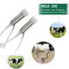 CJWDZ Milking Machine for Goats Cows, Pulsation Vacuum Pump Milker,