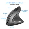 AooKoNi Ergonomic Mouse, 1600 DPI Wireless Vertical Mouse with 3