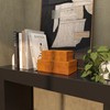 Deco 79 Leather Handmade Decorative Box Storage Decorative Keepsake Boxes