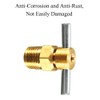 5 Pcs Brass Water Drain Valve, 3/8'' NPT Water Drain