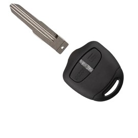 Liamgate Key suitable for Mitsubishi Pajero Outlander ASX Lancer Blade Lancer Grandis Evolution Colt Mirage Space Star with 2 Buttons