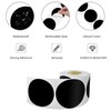 Round Stickers Black 90 mm Circle Labels Colour Coding Dot
