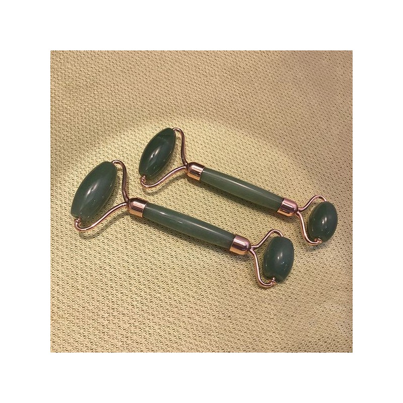 천연원석 아벤츄린 페이스롤러 얼굴마사지용 70g Natural Stone Aventurine Face Roller