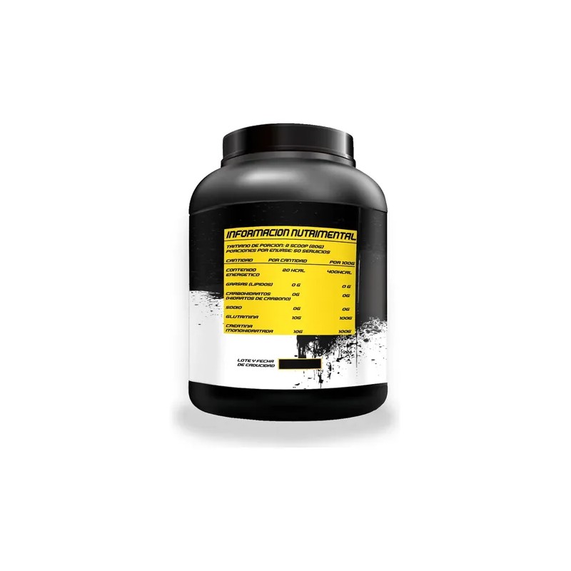 Guns Creatina Glutamina Polvo 1kg Suplemento Fitness