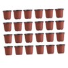 Kisangel 100PCS Plastic Flower Pot Creative Breathable Succulent Planters Diameter