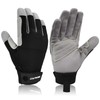 Intra-FIT Climbing Gloves Finger Gloves Faux Leather Work Gloves Abrasion