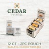 Cedar Pastries Cashew Baklava 2-Pack Squares – Mediterranean Phyllo Nut