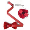 HOULIFE Bow Tie Set for Men – Adjustable Velvet Pre-tied