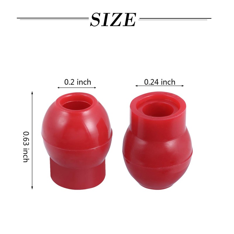 BBTO 36 Pieces Replacement Ear Tips for Stethoscopes, Universal Soft-sealing
