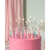 Papyrus Birthday Candles, Silver Swirl (12-Count)