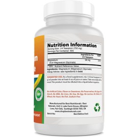 Best Naturals Best Naturals Magnesium Glycinate Powder - 1 Pound (1 LB (Pack of 1))