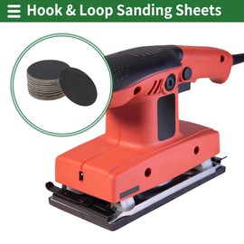 X AUTOHAUX Sandpaper Hook & Loop Sanding Sheets 75x75mm Black 1000 Grit Efficient Grinding and Polishing Automobile Manufacturing and Repair Metal Processing