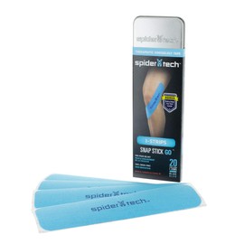 Pre-Cut Kinesiology Tape Strips (21 Pack) Reduce Inflammation, Athletic Tape Preferred by Athletes, Strong High-Grade Water-Resistant Material