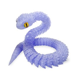 TEAONE Crystal Snake Toy, 1 PCS 3D Printed Toys for Party, Birthday Gift, Novelty Decoration (Length 30cm/11.81in, Purple)