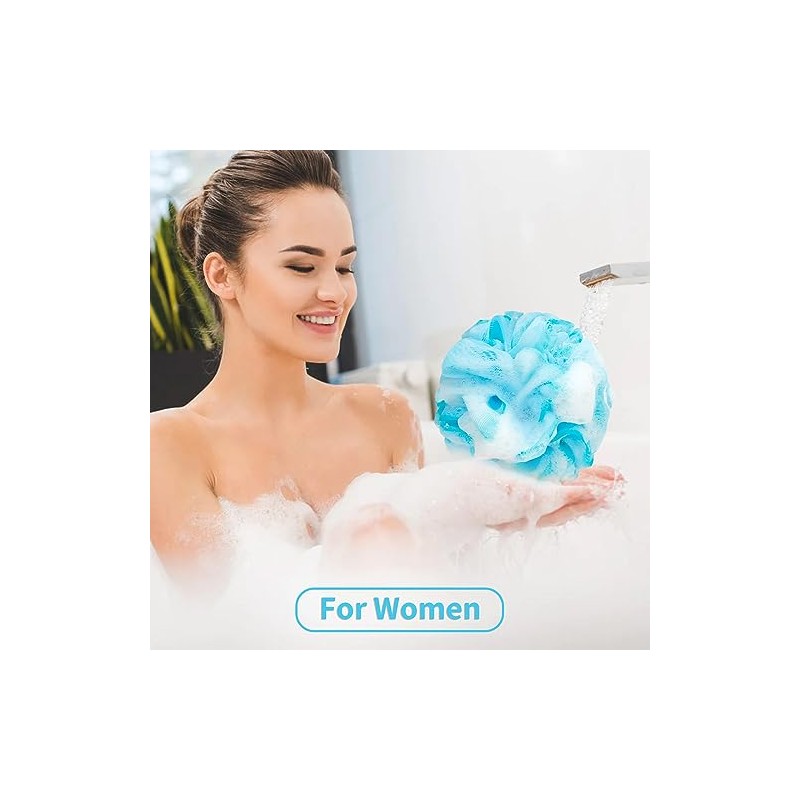 Farmoga Esponja Lufa Baño Ducha Malla Suave Exfoliante Bola Esponjas