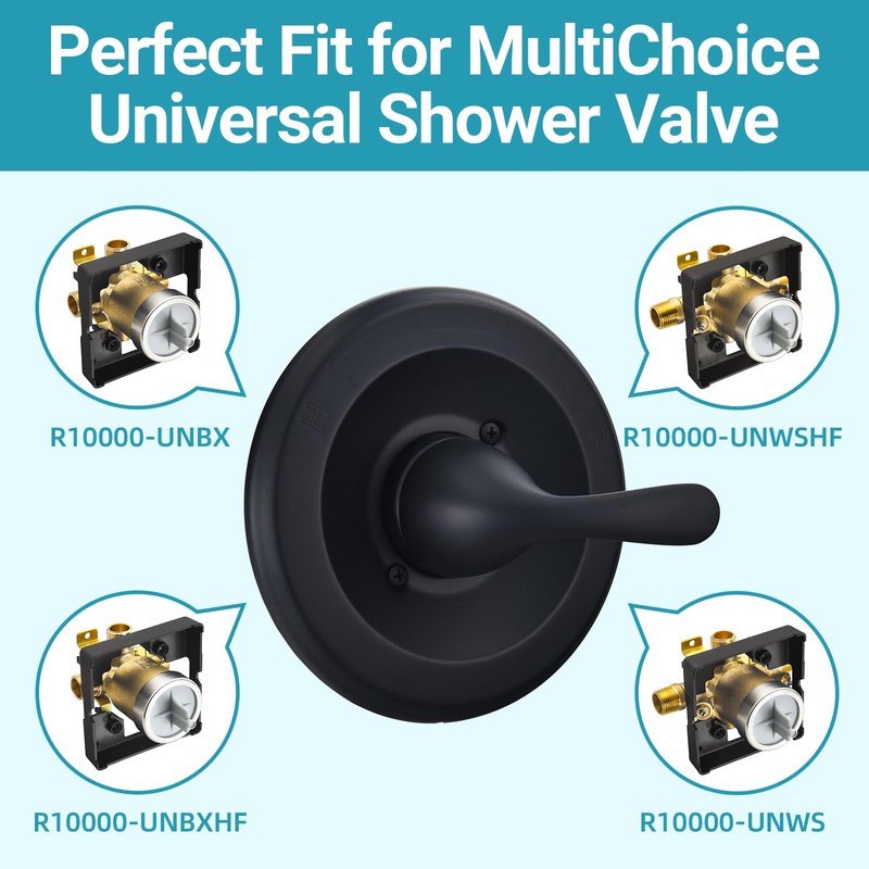 Replacement for Delta Classic 13 Series Single-Function Shower Handle Trim