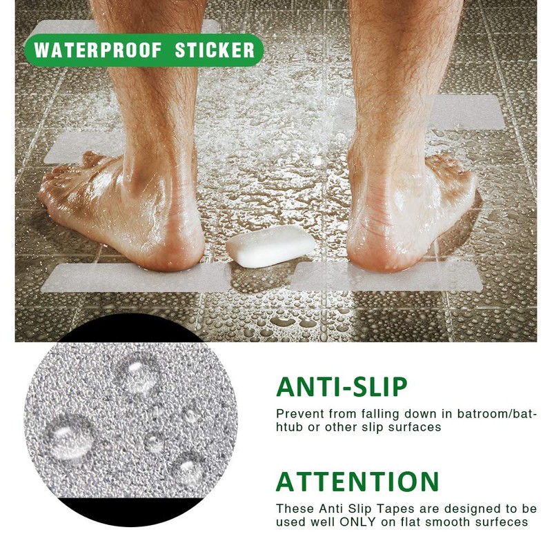 Non Slip Bathtub Strips 18 PCS Larger Adhesive Anti Slip