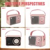 Daiilg Bluetooth Speaker Portable Sound Speaker Music Wireless Radio FM
