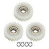 Jauarta 3PCS Nylon Professional 36 Tooth E Motor Gear Clutch