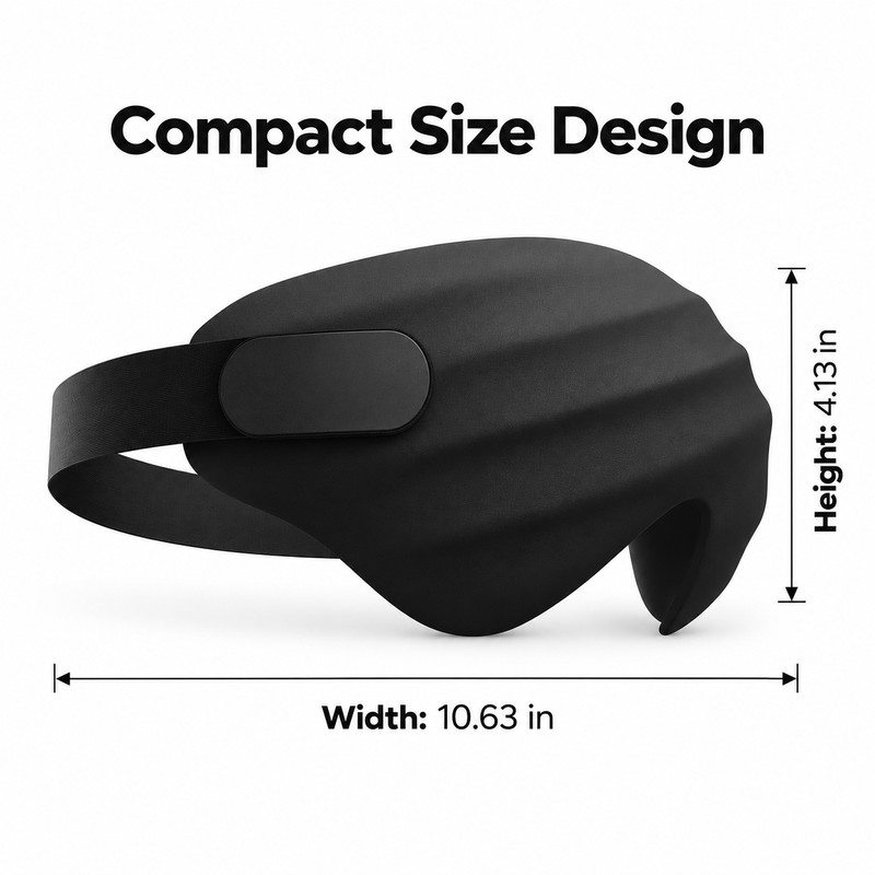 3D Contoured Sleep Eye Mask for Sleeping & Travel –