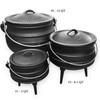 Cuisiland 3.2QT Cast Iron Potjie Cauldron Pot with Lid &