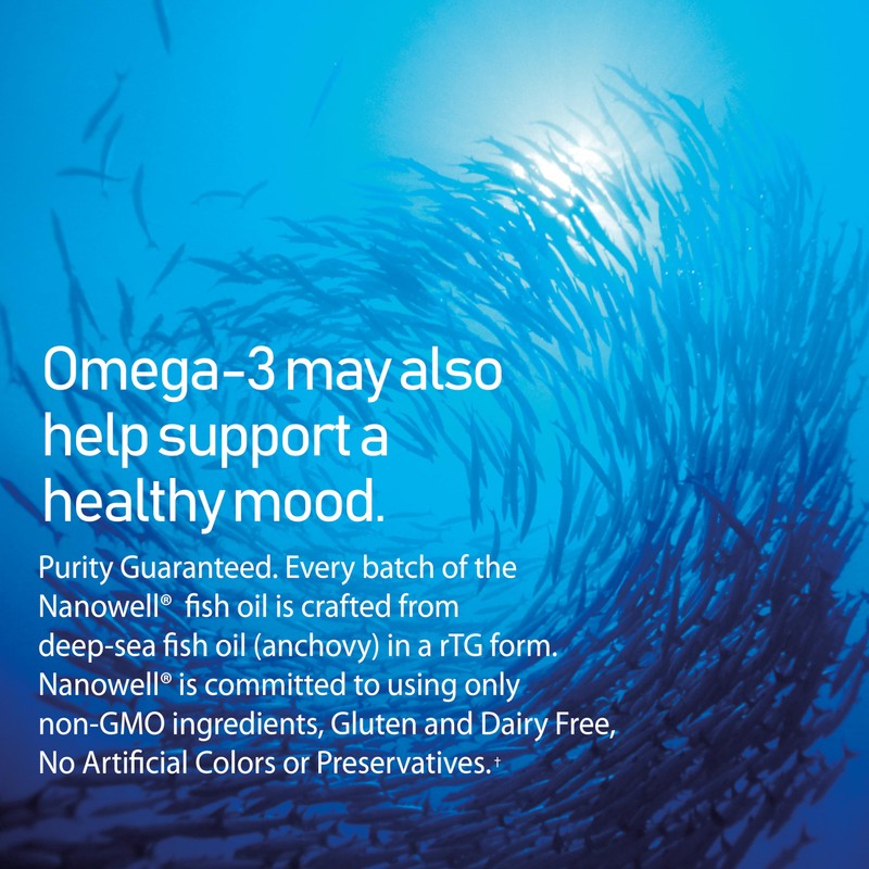 NANOWELL Red Omega-3 with Astaxanthin, DHA & EPA - Immune