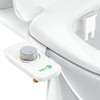 Ciays Toilet Bidet Non-Electric Bidet Toilet Attachment Dual Nozzles for
