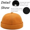 YKDLLF Summer Docker Cap Cotton Men's Adjustable Sailor Hat Cap