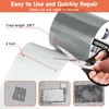 HOFUDON 4in X 20ft Window Screen Repair Tape Grey- Heavy