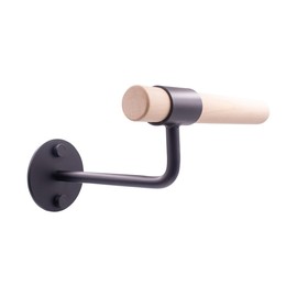 VITA Barre Wall-Mounted Single Ballet Barre, Cambre, 3 ft, Wood | Fixed Height, Made in USA, Home, Studio or Gym Exercise Equipment for Kids & Adults | Dance, Fitness, Pilates