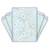 10x13 (100) Daisies Floral Summer Designer Poly Mailers Waterproof Self
