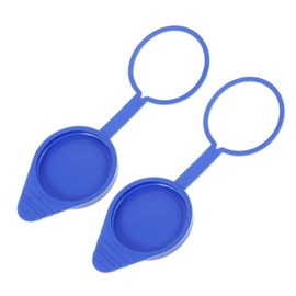Tapa Del DepóSito De LíQuido Limpiaparabrisas 2 Piezas Compatible Con Ford 2012-2018 Cubierta PláStica Reemplazo FáCil Y Sellado Antifugas