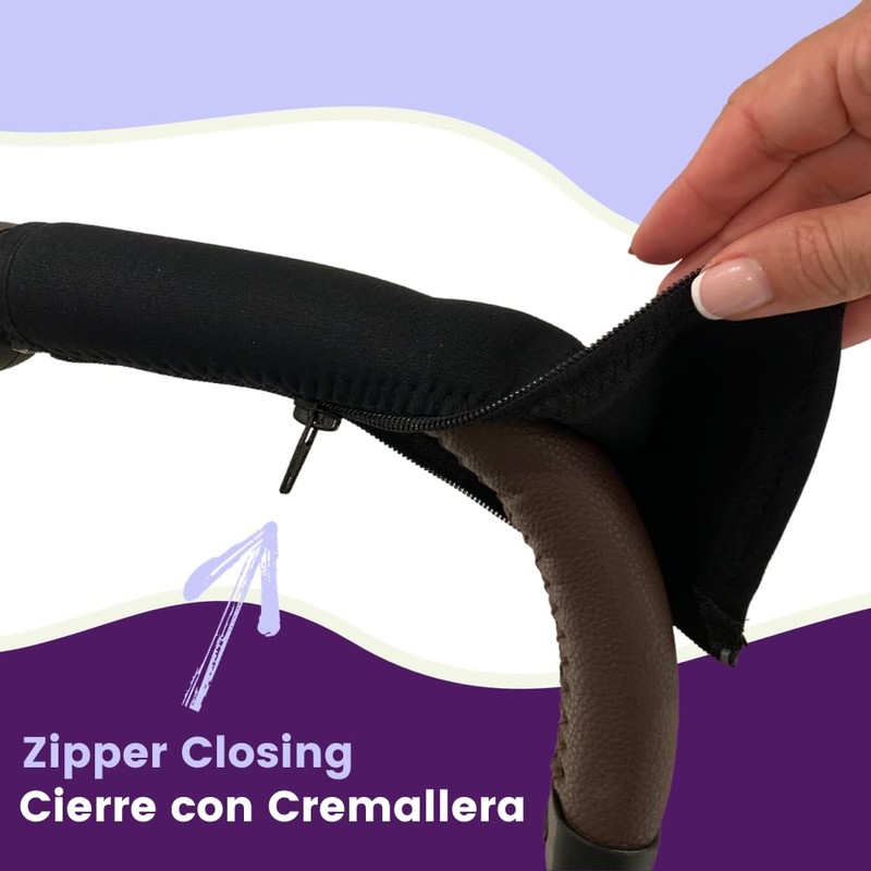 PROTEC TIF | Neoprene Handlebar Covers Compatible with CYBEX Gazelle