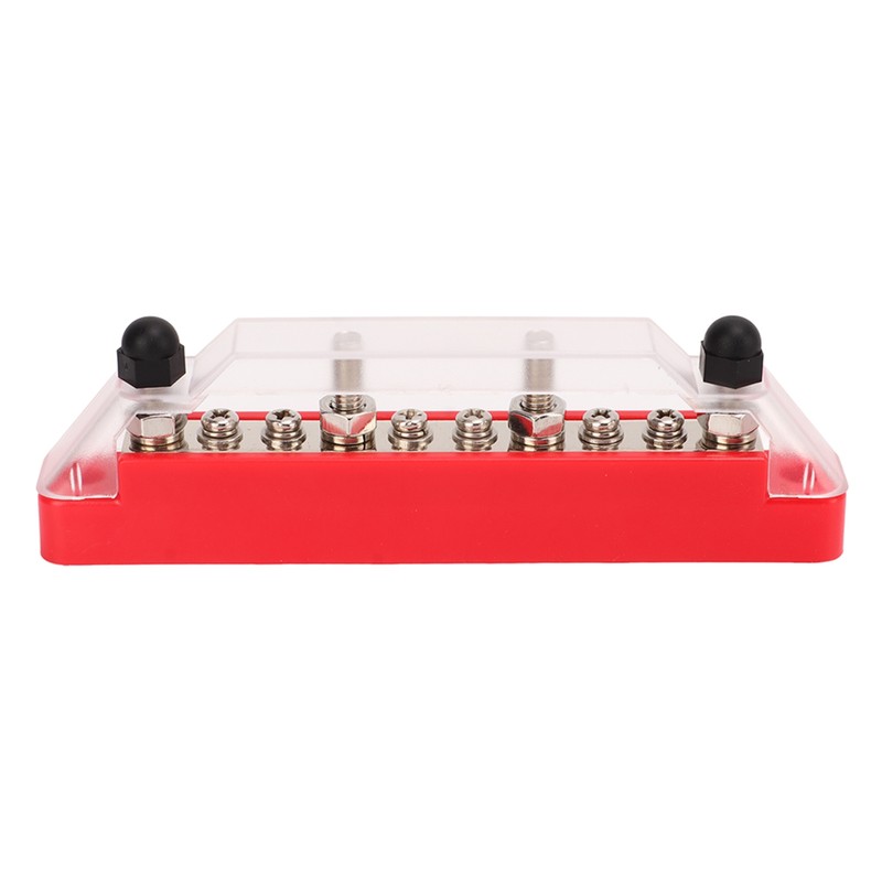 10 Way Power Distribution Block Bus Bar M6 Studs M4