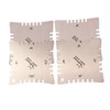 RuiJOTWAT 4pcs Notched Radius Gauges Guitar Notched Radius Gauges for