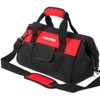 FASTPRO 14-Inch Zip-top Wide Mouth Open Storage Tool Bag, Classic