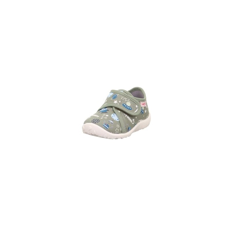 Superfit Boys Spotty Slippers, Light Green Multicoloured 7540, 25 EU