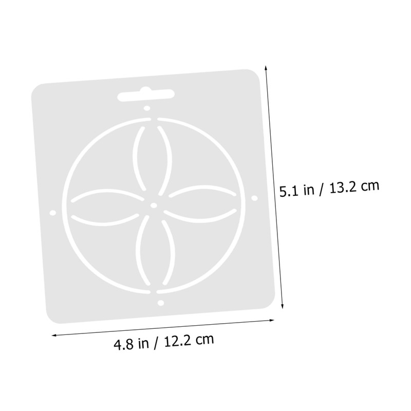 TEHAUX 8pcs Multi-Purpose Patchwork Rulers for Fabric Sewing and Quilting