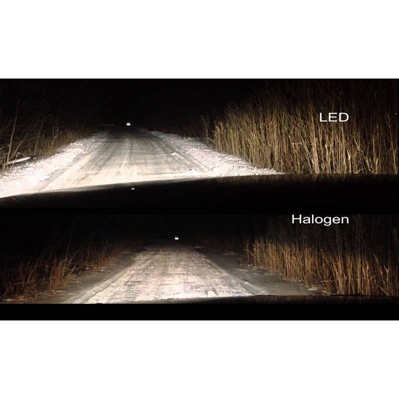 Octane Lighting 5 3/4 Inch Projector Crystal Clear Halogen Headlight