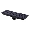 Orhemus Linear Shower Floor Drain with Removable Cover Grid Grate