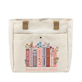 VAMSII Women of The Bible Reader Bookworm Gift for Book Lover Christian Crossbody Bag Faith Religious Gifts (WomenofBible2)
