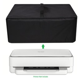 AF-WAN Anti-Static Waterproof Nylon Fabric Printer Dust Cover for HP Envy 6055e Wireless Color Inkjet Printer, Suitable, Black