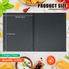 5 Packs Menu Covers 8.5" x 11", PU Leather Menu