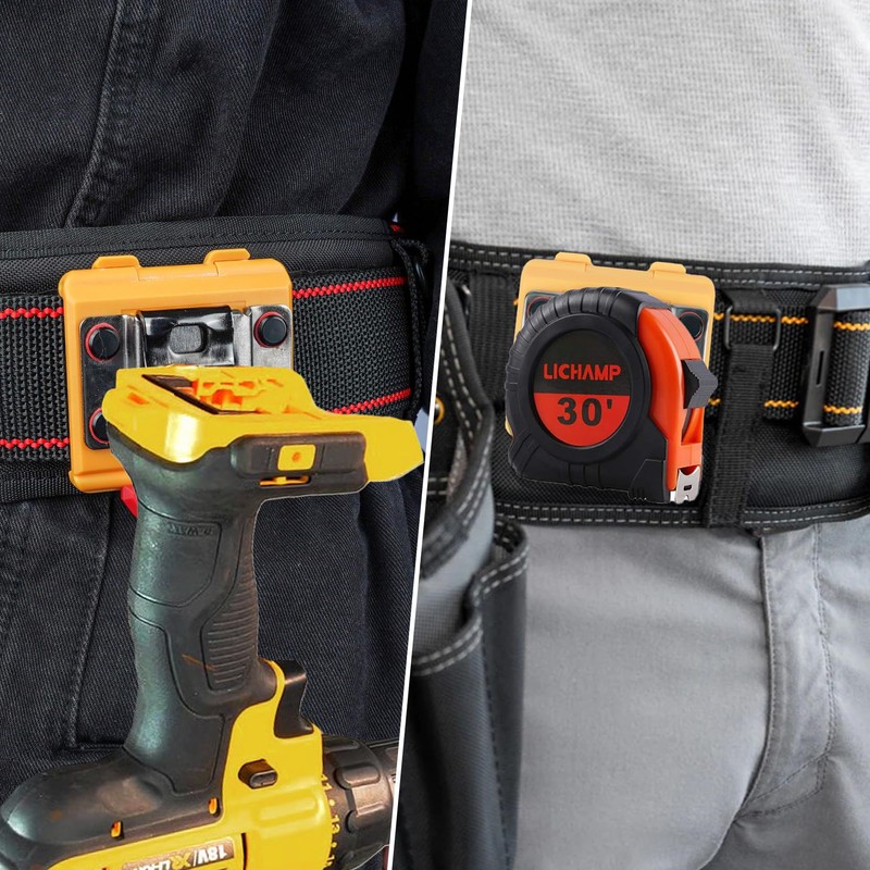 MELOTOUGH Tape Measure Holder,Drill Holster,Tape Measure Belt Clip,Tape Measure Holster,Measuring